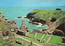 King Arthur's Castle and Barras Head Tintagel, England, Vintage 4 x 6  PC picture