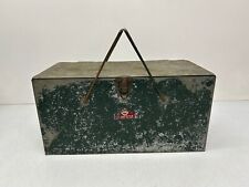 Vtg c1940s 1950s AGM American Gas Machine KampKold Portable Ice Box Cooler Metal picture