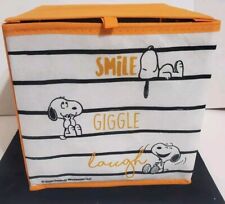 Peanuts Snoopy storage box container basket New picture