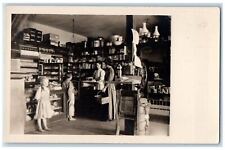 1910's General Store Interior Employees Children Stationary RPPC Photo Postcard picture