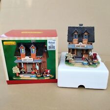 Lemax Village 5 Hawk Cabin 2013 Christmas Fishing Camping in Box picture