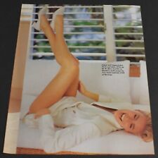 1991 Print Ad Sexy Heels Long Legs Fashion Lady Blonde Yves Saint Laurent Beauty picture