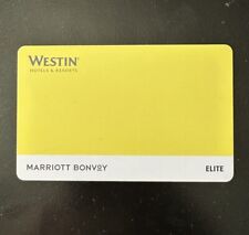 WESTIN Marriott Bonvoy ELITE Hotel Key RFID Keycard “Welcome To Wellness” picture