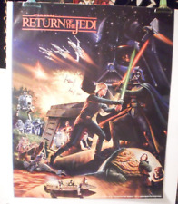 1983 Star Wars Return of Jedi 17x22 double side poster Coca Cola Hi-C ROLLED NEW picture