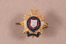 MILITARY ARMY GENUINE ISSUE ROYAL LOGISTICS CORPS OFFICERS ENAMEL CAP BADGE RLC picture
