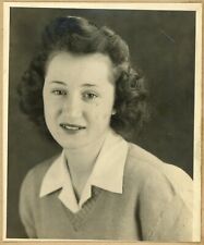 c1940s Photo Ohio Columbus Pretty Young Woman Phyllis Mosier Graduation Clum picture