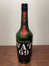 VAT 69 Scotch Whiskey Empty Bottle With Original Labels picture