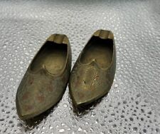 Vintage Mini Brass Shoe Ashtray 3.25 Inches picture