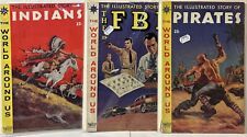 World Around Us #2 6 7 Classics Illustrated Story Indians FBI Pirates (1958) picture