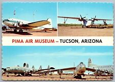 Continental Size Postcard - Pima Air Museum - Tucson Arizona - AZ picture