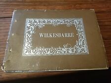 Vintage ANTIQUE PHOTO Souvenir Folder Wilkes-Barre Pennsylvania PA 1899  picture
