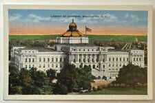Vintage Postcard, Aerial View of Library of Congress, Washington DC, Unused picture