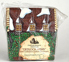 1994 Dept 56 Christmas Ornament Charles Dickens Heritage Village Dedlock Arms picture