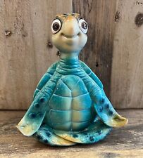 Turtle Blue Yoga Resin Figurine 6