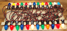 Vintage 25 Socket C-7 String-GREEN/RED WIRE-MULTI COLOR TESTED WORKING picture