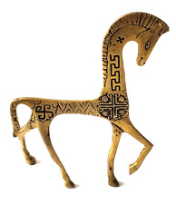 Brass Horse Greek Style Flat Brass picture