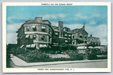 Green Inn Narragansett Pier Rhode Island Postcard UNPOSTED picture
