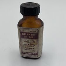 Vintage Medicine Bottle, DILANTIN ( DIPHENYLHYDANTOIN) Parke Davis  224 EMPTY 4