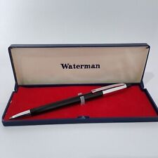 Waterman Vintage Ballpoint Pen Plastic Cover Luxurious Blue Box  picture