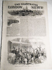 The Illustrated London News August 7, 1847. Middlesex elections; Oyster dredging picture