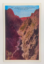 The Depths of Gore Canyon Grand River Moffat Tunnel Scenic Short Cut Postcard picture
