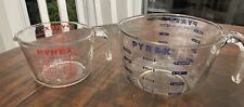 Vintage  8 Cup  and 4 Cup Pyrex Measuring Cups picture