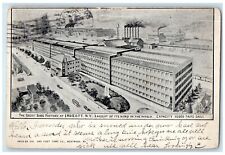1911 Great Shoe Factory Exterior Building Endicott New York NY Vintage Postcard picture