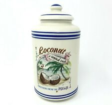 Lenox Coconut Canister Bakers Dozen Container Fine Porcelain 1995 Vintage No Box picture