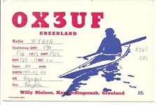 QSL  1949 Greenland   radio card    picture