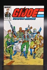 GI Joe European Missions (1988) #1 Transformers App With Mini-Poster NM picture
