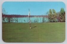 Paw Paw Lake Golf Club Watervliet Michigan Postcard 1607 picture