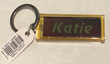 Personalized Katie Solar Powered Keychain LaserGifts Flashing Name Minnesota New picture