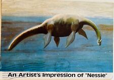 Nessie Loch Ness Monster Artist Painting J. Arthur Dixon 6x4 Postcard c1980 picture