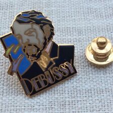 Pin's Folies ❤️French Vintage Enamel Music Musician Pinboard DEBUSSY 1 picture
