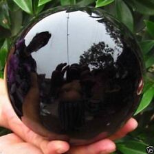 40-100mm Natural Black Obsidian Sphere Large Crystal Ball Healing Stone picture