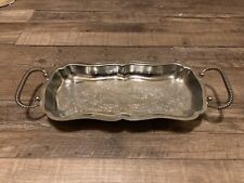 Vintage Shelton Ware NYC Chrome Plate Serving Plate Tray picture