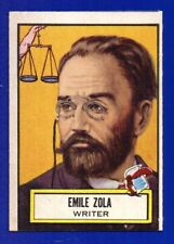 EMILE ZOLA 1952 TOPPS LOOK 'N SEE #121 EXMINT (MC-OC) NICE CORNERS NO CREASES picture