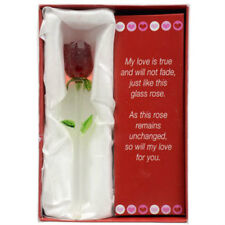 New Forever Glass Rose Valentine's Day Perfect Gift Say I Love You~FREE SHIPPING picture