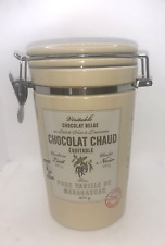 Canister Jar Genuine Silk And Dark Old Fashioned Belgium Chocolate Porcelain picture