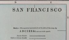 Vintage 1898 SAN FRANCISCO CAMap 11