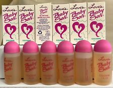 6 Love's by MEM  Baby Soft Cologne 1 fl oz 90's COLLECTABLE please Read Below picture