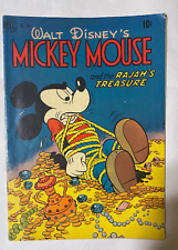 Walt Disney's MICKEY MOUSE & Rajah's Treasure #231 Dell Comics 1949 picture