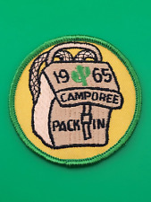 1965 Camporee Pack In Patch BSA Boy Scouts Of America NEW picture