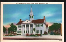Old Postcard Shenandoah County Courthouse Woodstock Virginia 1791 Blue Ridge picture