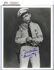 Don Knotts Autographed 8x10 Photo Television Star Barney Fife Actor JSA COA picture