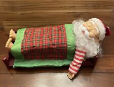 Vintage Animated Sleeping Snoring Santa Christmas Gemmy Industries Tested/Works picture