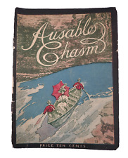 Vintage Ausable Chasm NY Adirondacks Souvenir Photo Album Early 1900s Robinson picture