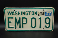 1983 WASHINGTON License Plate # EMP 019 picture