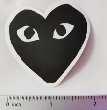 Black Heart Waterproof Logo Decal Sticker 2