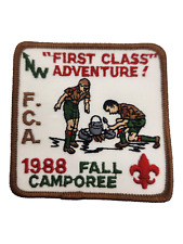 1988 Fall Camporee First Class Adventure FCA NW Boy Scout BSA Patch picture